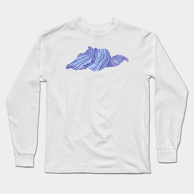 Waves Long Sleeve T-Shirt by LauraOConnor